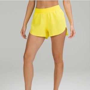 Lululemon Find Your Pace high rise lined shorts